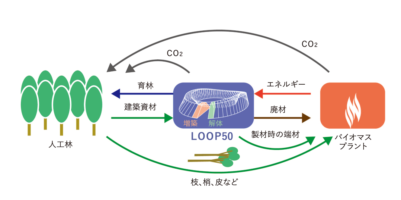 LOOP50における循環フロー
