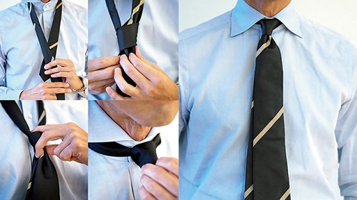ネクタイのディンプルをきれいに入れるコツは？【手順で解説】