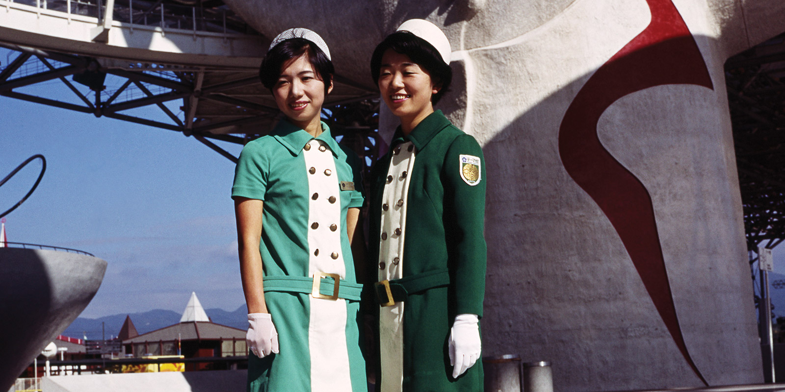 Expo staff in uniform | image courtesy: Osaka Prefectural Government