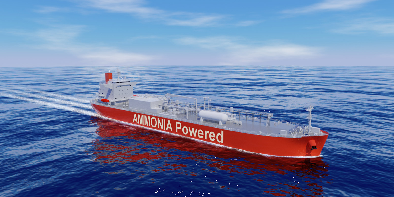 Artist’s rendering of an ammonia-powered Mitsui O.S.K. Lines vessel | © Mitsui O.S.K. Lines